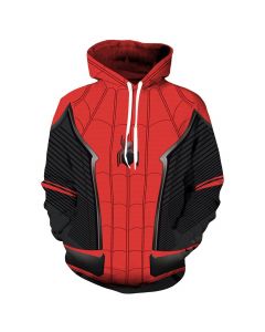 New style Spider-Man Print hooded sweatshirt