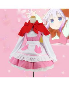 The Dragon Maid of the Kobayashi Family pink cute maid outfit