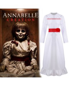 Halloween Annabel white dress