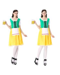 German Oktoberfest tri-color maid outfit