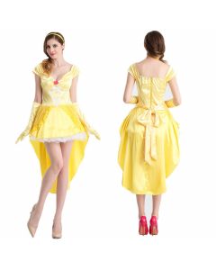 Goose yellow A-line princess dress