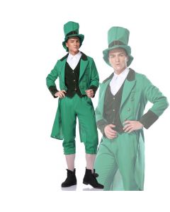 Men's green Irish leprechaun suit
