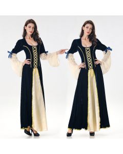 European aristocratic court queen dress