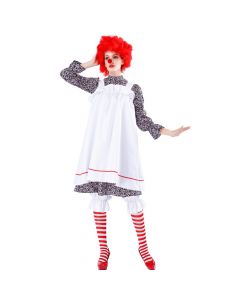 Circus clown role maid playing costume