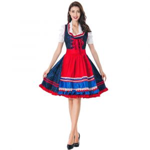 Women Skirt Oktoberfest Maid Costume Halloween Cosplay