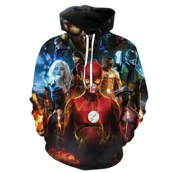 Popular Colorful Flash Pattern Flash Hoodie