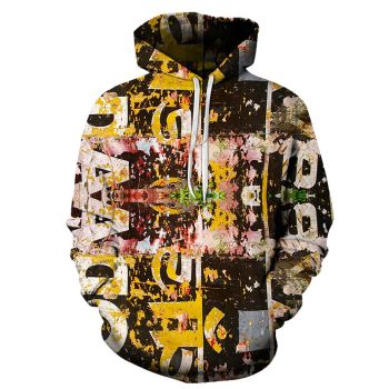 Loose Colorful Skull Pattern Halloween Hoodie