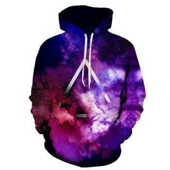 Street Style Purple Star Pattern Starsky Hoodie