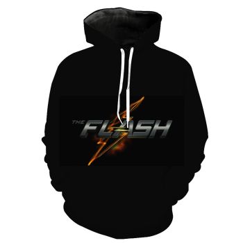 Vintage  Black Flash Pattern Flash Hoodie