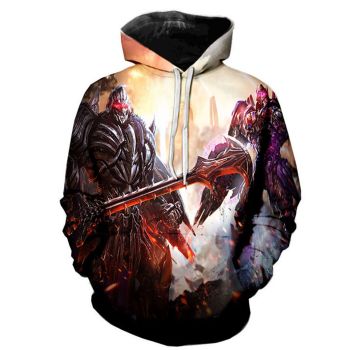 Fashion And Gorgeous Colorful Transformers Pattern Transformers Hoodie