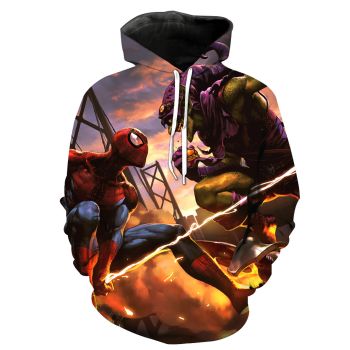 Fashion And Gorgeous Colorful Headshot Pattern Superhero Hoodie