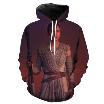 Precious And Gorgeous Purple Girl Pattern Star Wars Hoodie