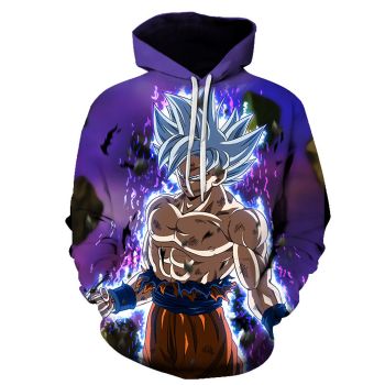  Vintage  Colorful Goku Pattern Dragonball Hoodie