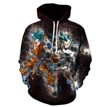  Popular And Vintage Colorful Goku Pattern Dragonball Hoodie