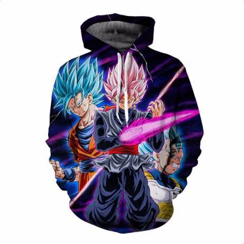 Cute Colorful Headshot Pattern Dragonball Hoodie