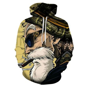Precious Yellow Kamen Rider Pattern Dragonball Hoodie