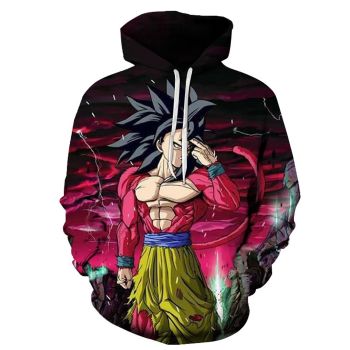 Gorgeous Pink Headshot Pattern Dragonball Hoodie