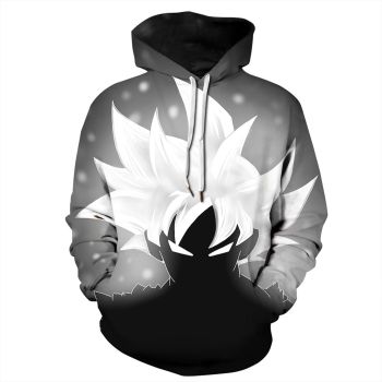  Popular And Vintage Black Headshot Pattern Dragonball Hoodie