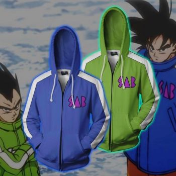 Seven Dragon Ball anime sweatshirt zipper jacket
