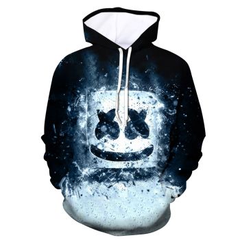  Marshmello spring and fall new printed sweatshirt 