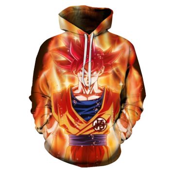 Popular Orange Dragonball Pattern Dragonball Hoodie