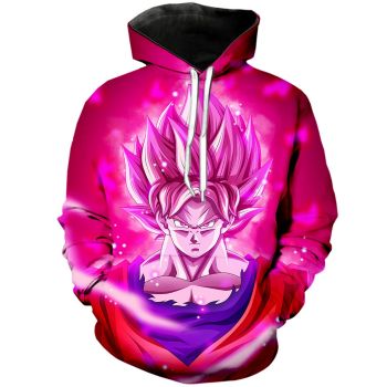 Street Pink Dragonball Pattern Dragonball Hoodie