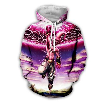 Classical  Purple Headshot Pattern Dragonball Hoodie