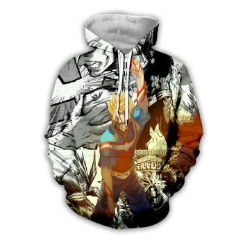 Generous And Beautiful Colorful Headshot Pattern My Hero Academy Hoodie