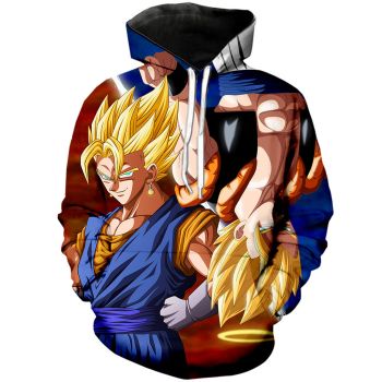 Elegance Colorful Headshot Pattern Dragonball Hoodie