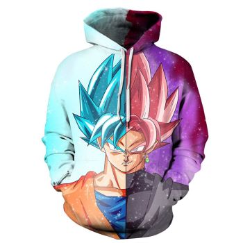 Cute Colorful Headshot Pattern Dragonball Hoodie