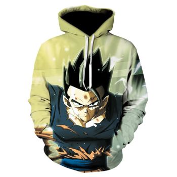 Classical And Elegance Green Saiyans Pattern Dragonball Hoodie