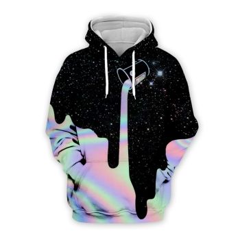 Gorgeous Black Drinks Pattern Food Hoodie