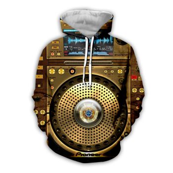 Fashion And Gorgeous Brown Steering Wheel Pattern Car Hoodie