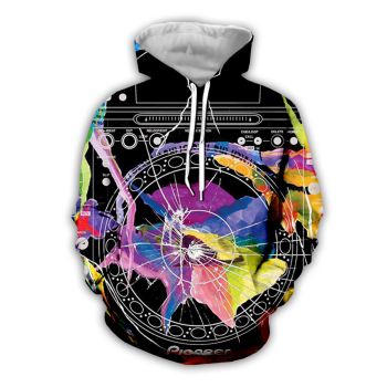 Precious Colorful Steering Wheel Pattern Car Hoodie