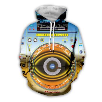 Elegance Colorful Steering Wheel Pattern Car Hoodie