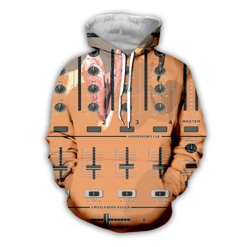 Pretty And Vintage  Brown Steering Wheel Pattern Car Hoodie