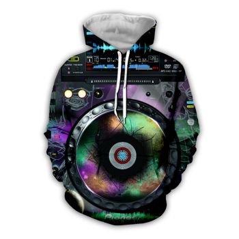 Classical  Colorful Steering Wheel Pattern Car Hoodie