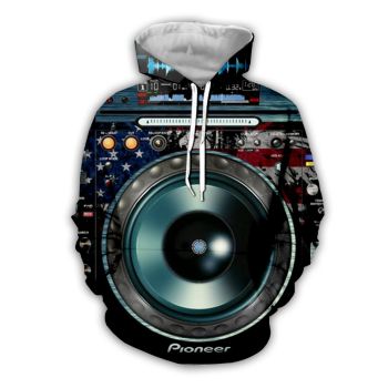 Gorgeous Blue Steering Wheel Pattern Car Hoodie