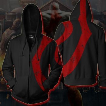 Spartan God of War COS  sweatshirt 3D print jacket