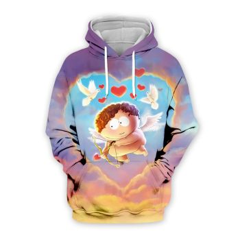 Classical  Colorful Dove Love Pattern South Park Hoodie