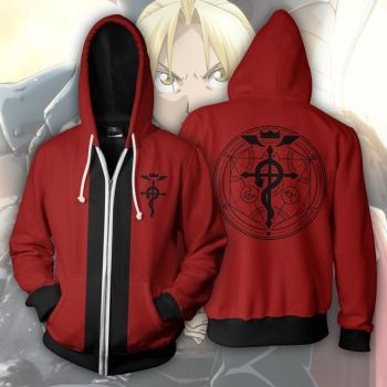 FULLMETAL ALCHEMIST Edward COS hooded sweatshirt jacket