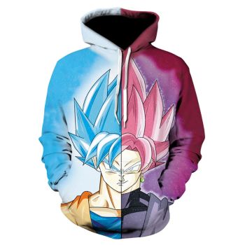  DRAGON BAL Wukong Printed Loose Sweatshirt