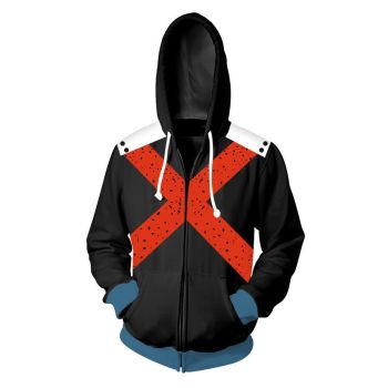 My hero academy cos anime  hooded cardigan