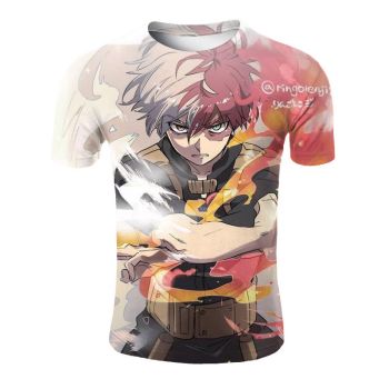 Japanese manga Hero Academy fashion T-shirt  