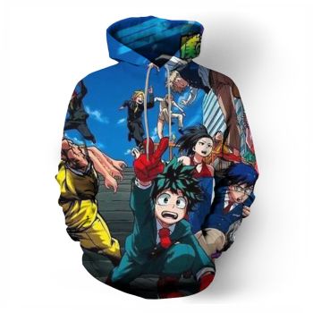   My hero academy men and women casual printed sweatshirt