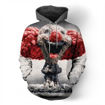  Mushroom cloud clown fashion sweatshirt 