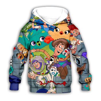 Precious And Cute Colorful Toy Story Pattern Cartoon Hoodie