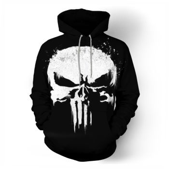  Skull head series men and women fashion printed sweatshirt