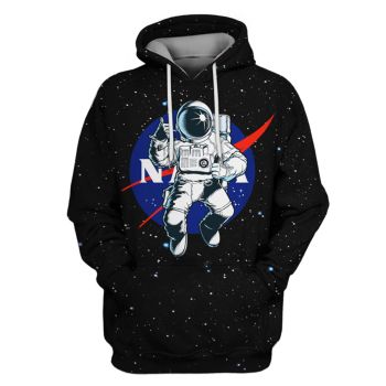 Generous And Beautiful Black Astronauts Pattern Nasa Hoodie