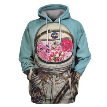 Popular Blue Astronauts Pattern Nasa Hoodie